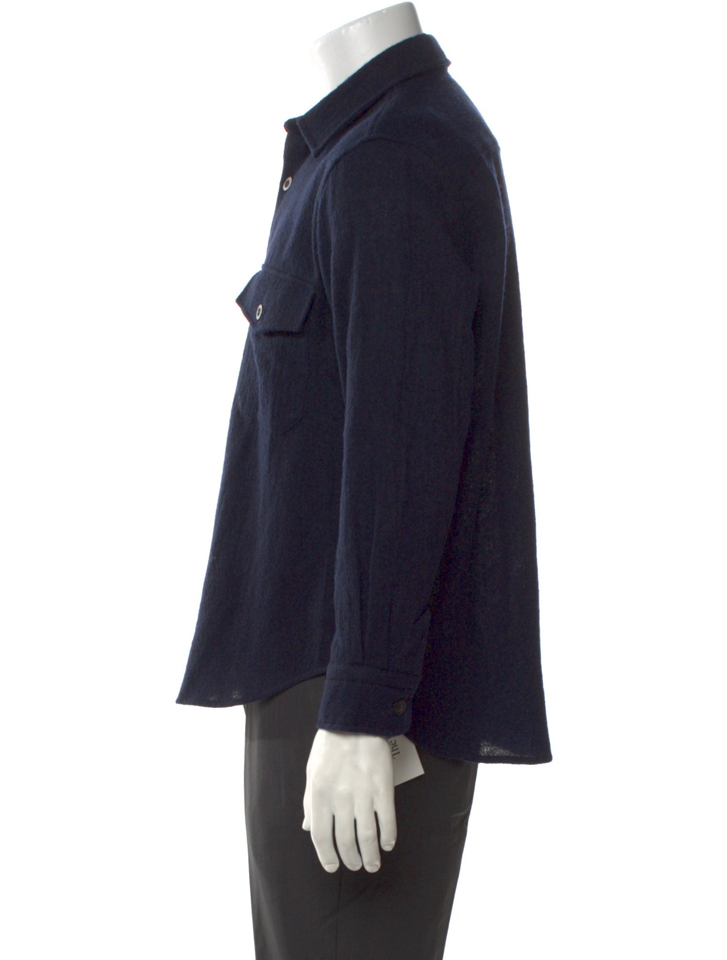 Mr P. Virgin Wool Long Sleeve Shirt