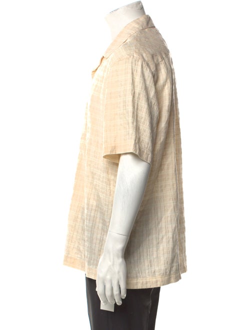 Mr P. Plaid Print Short Sleeve Shirt