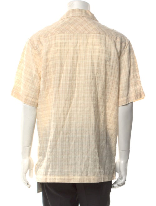 Mr P. Plaid Print Short Sleeve Shirt