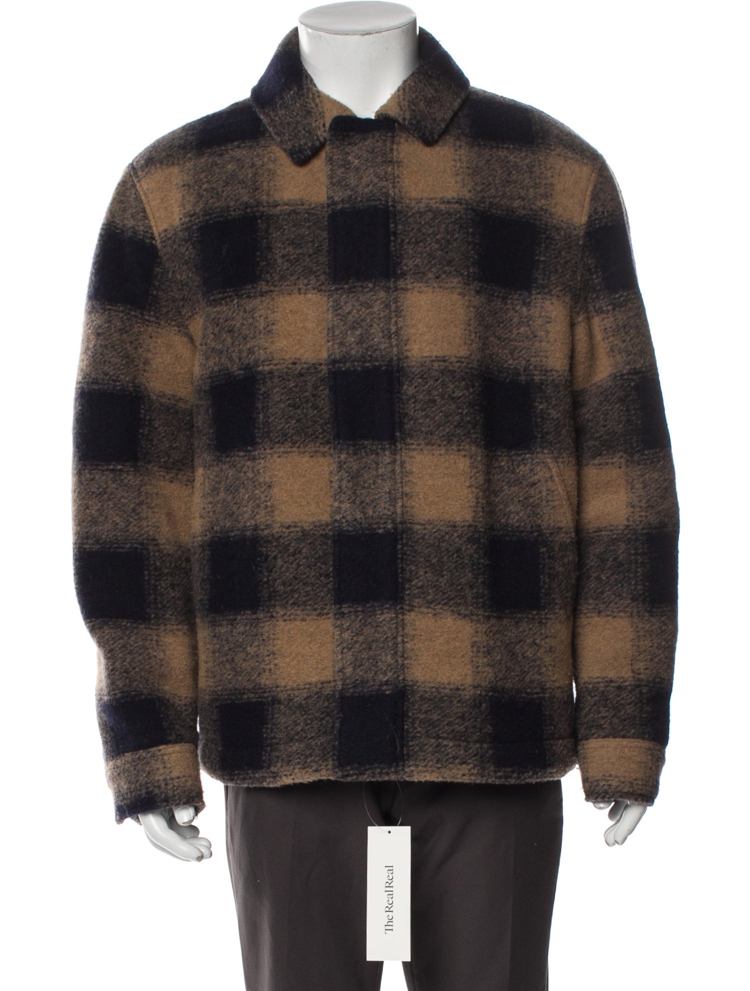 Mr P. Plaid Print Jacket
