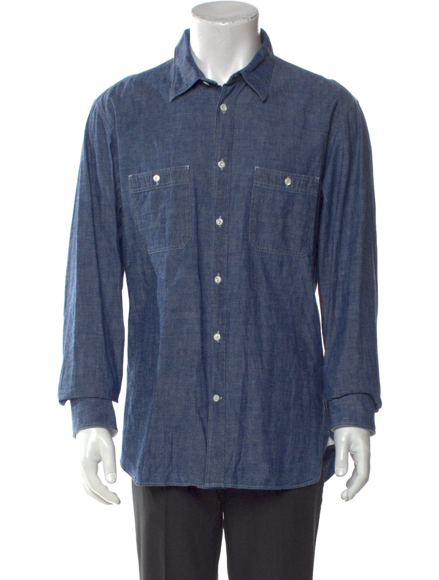 Mr P. Long Sleeve Denim Shirt