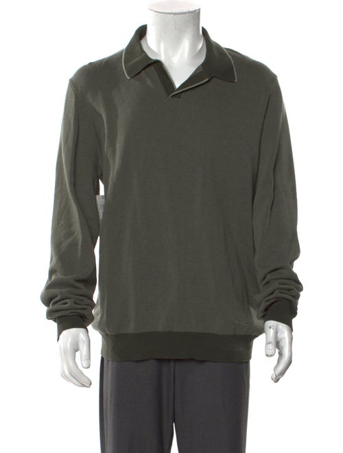 Mr P. Colorblock Pattern Collar Polo Shirt