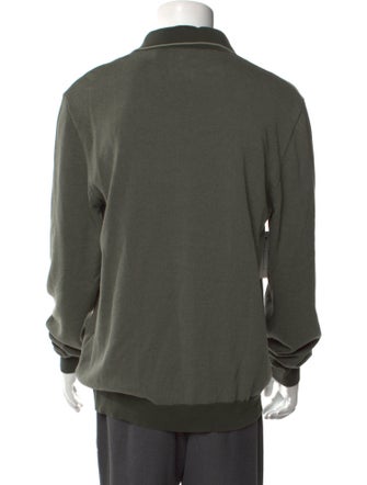 Mr P. Colorblock Pattern Collar Polo Shirt