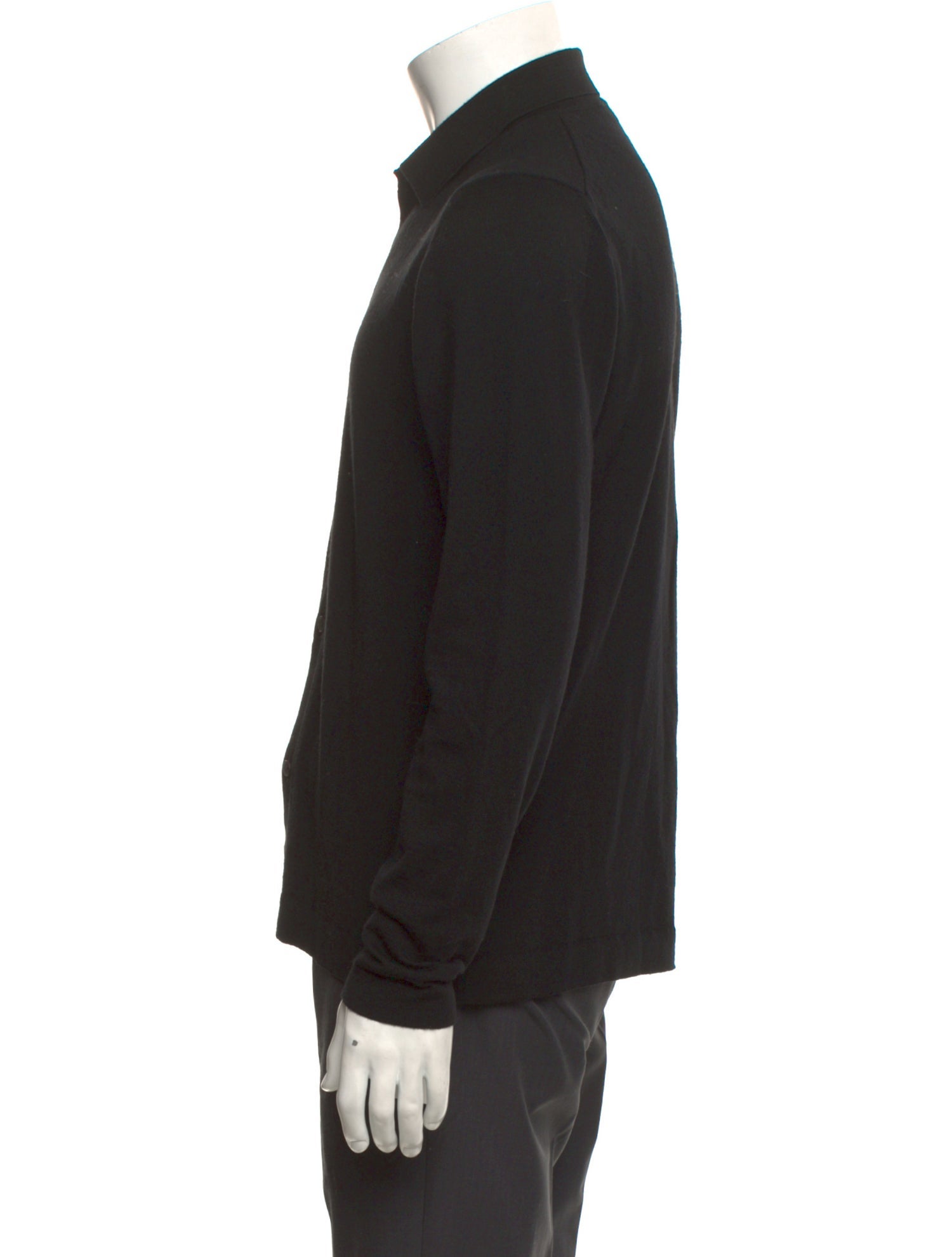 Mr P. Collar Long Sleeve Cardigan