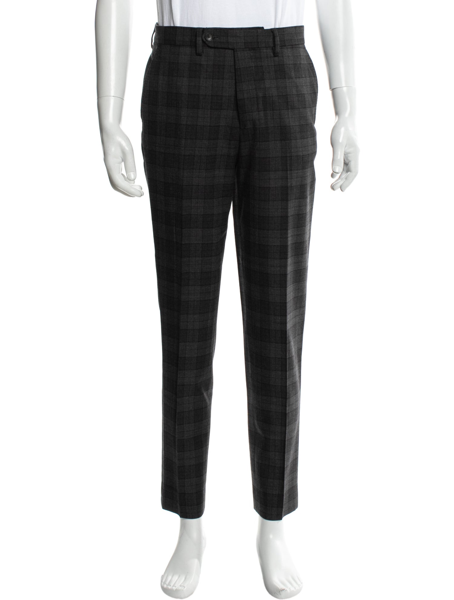 Mr P. Plaid Print Pants