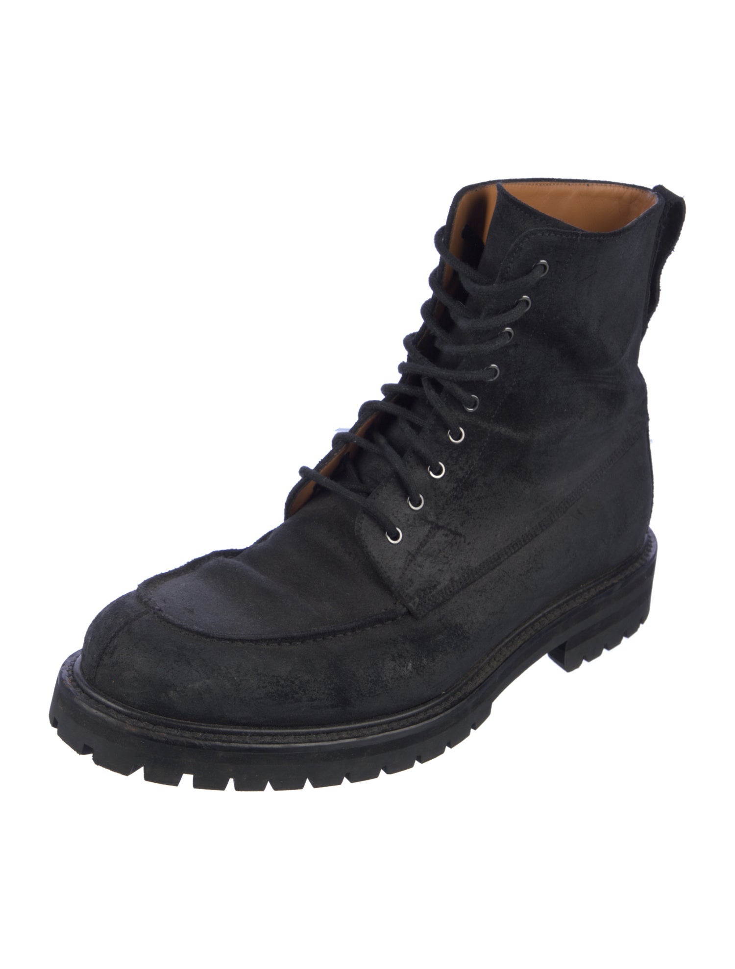 Mr P. Suede Lace-Up Boots