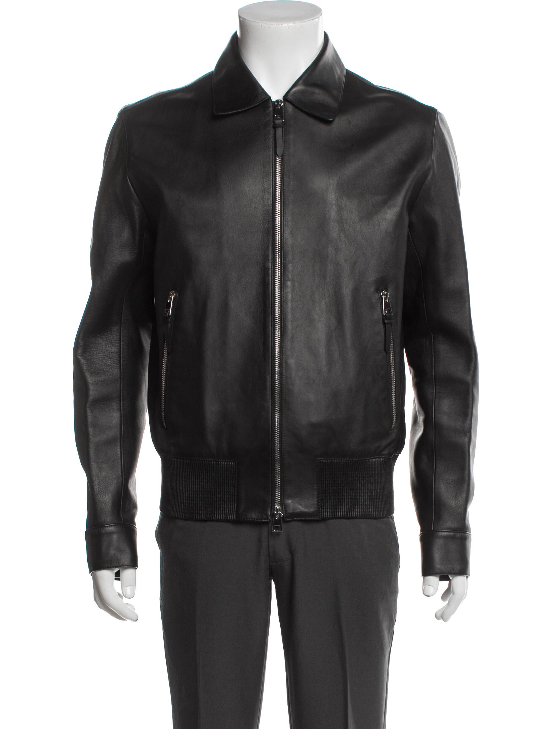 Leon Emanuel Blanck Distortion Leather Coat - Black Outerwear