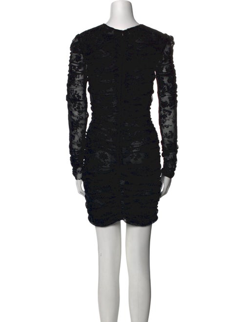 Marianna Senchina Lace Pattern Mini Dress