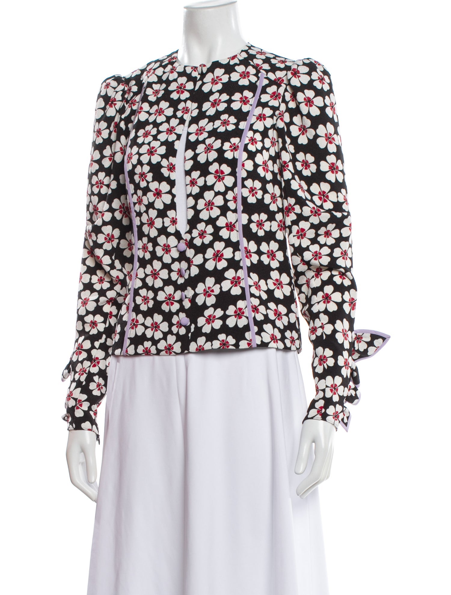 Marianna Senchina Floral Print Evening Jacket
