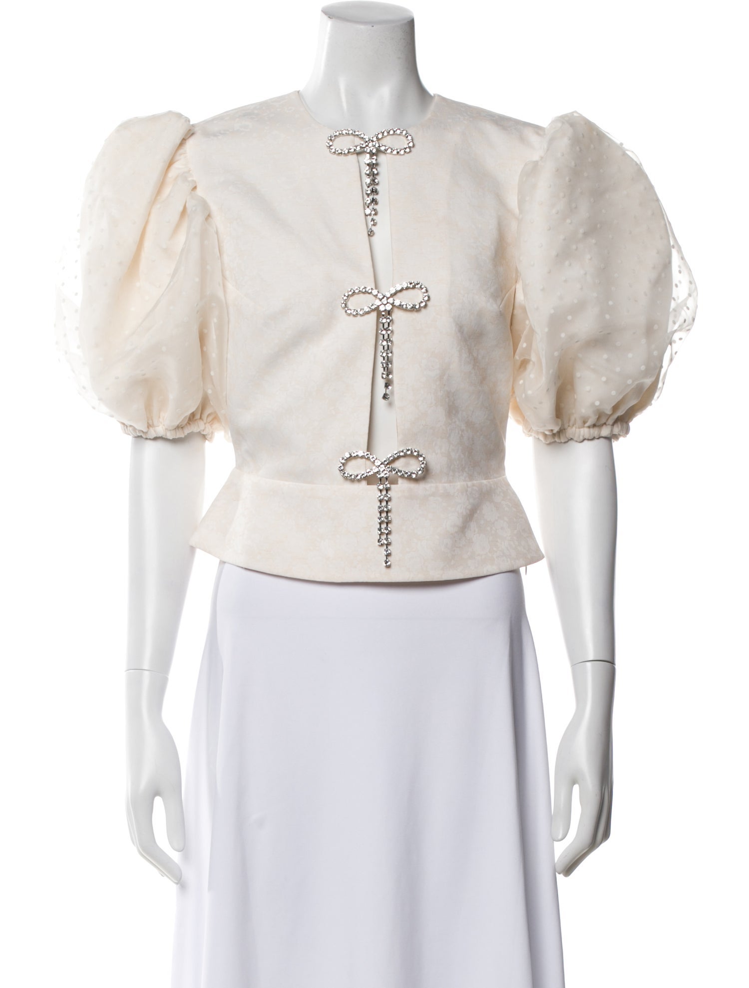 Marianna Senchina Printed Crew Neck Top