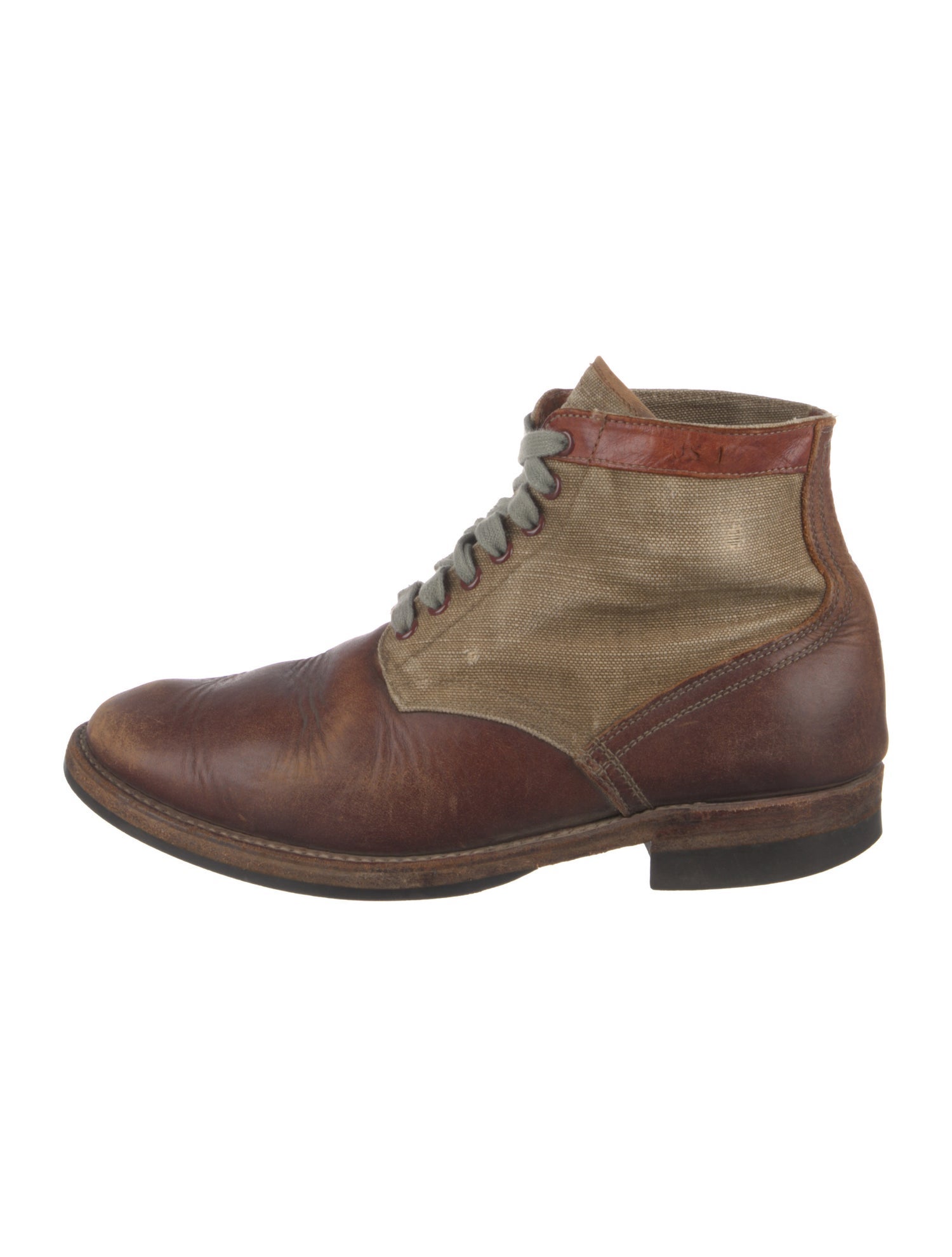 Mister Freedom Leather Lace-Up Boots