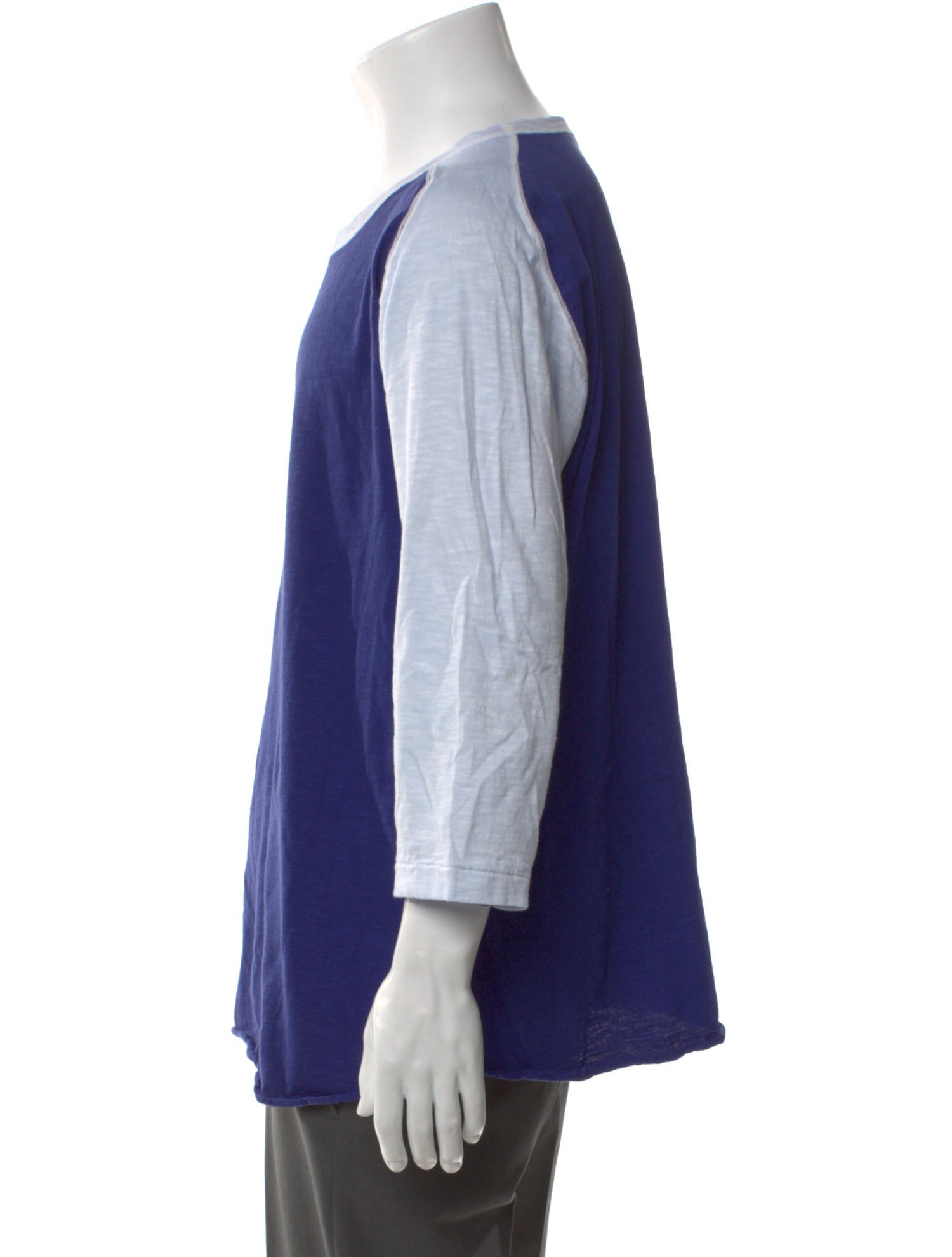 Mister Freedom Scoop Neck Three-Quarter Sleeve T-Shirt