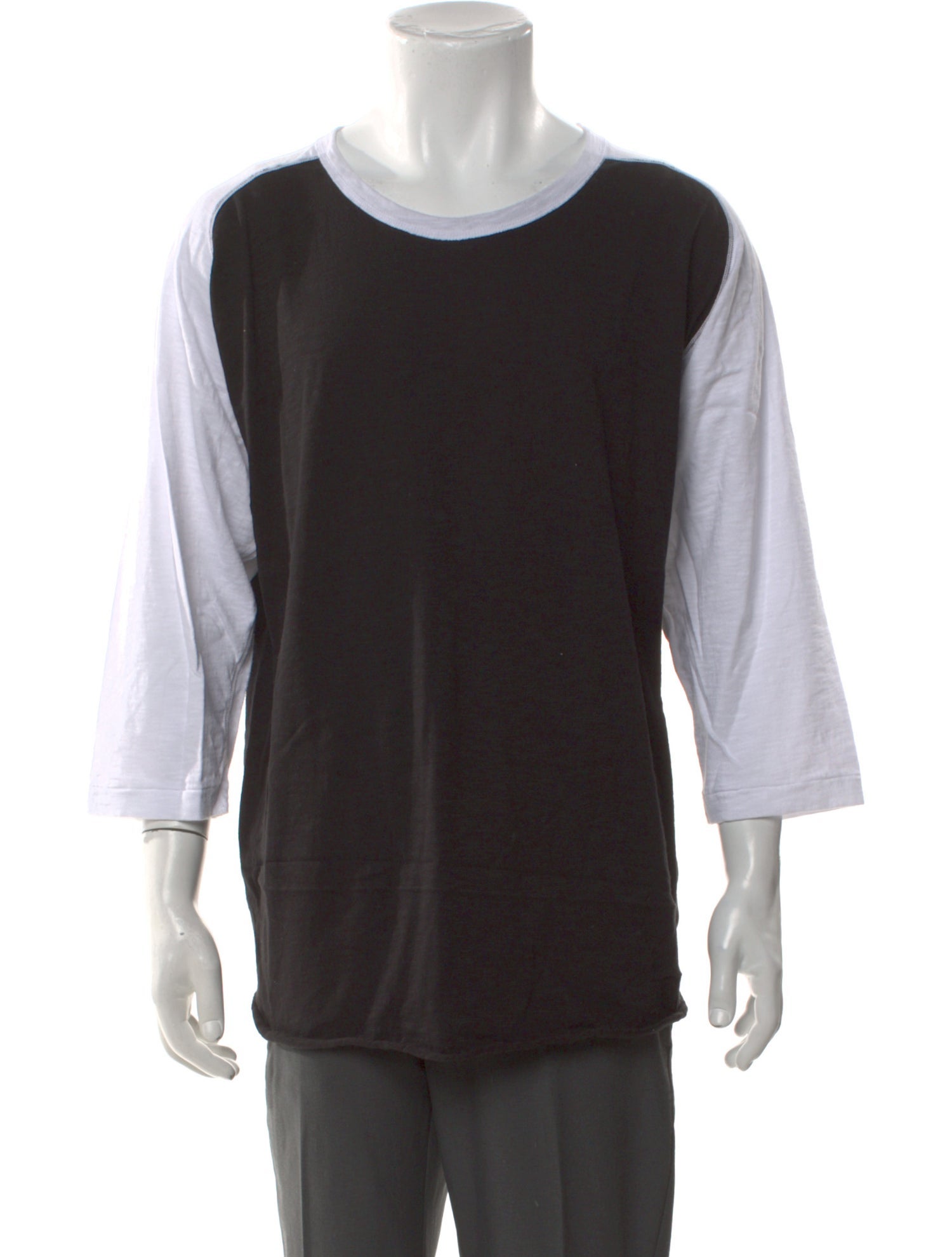 Mister Freedom Colorblock Pattern Scoop Neck T-Shirt