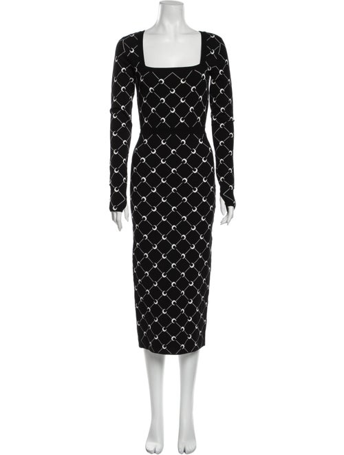 Marine Serre Printed Long Dress Marine