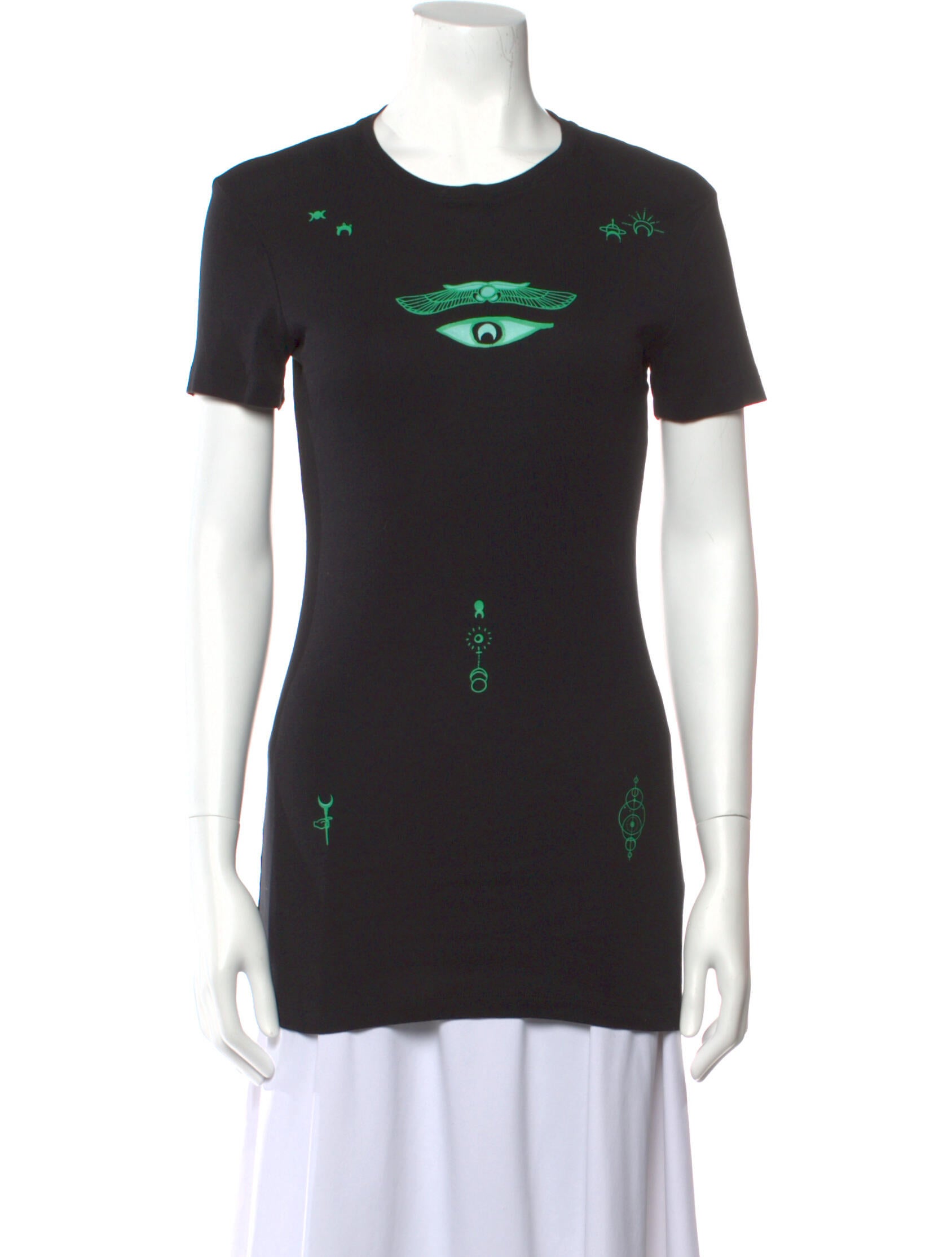 Marine Serre 2019 Radiation T-Shirt - Black Tops, Clothing