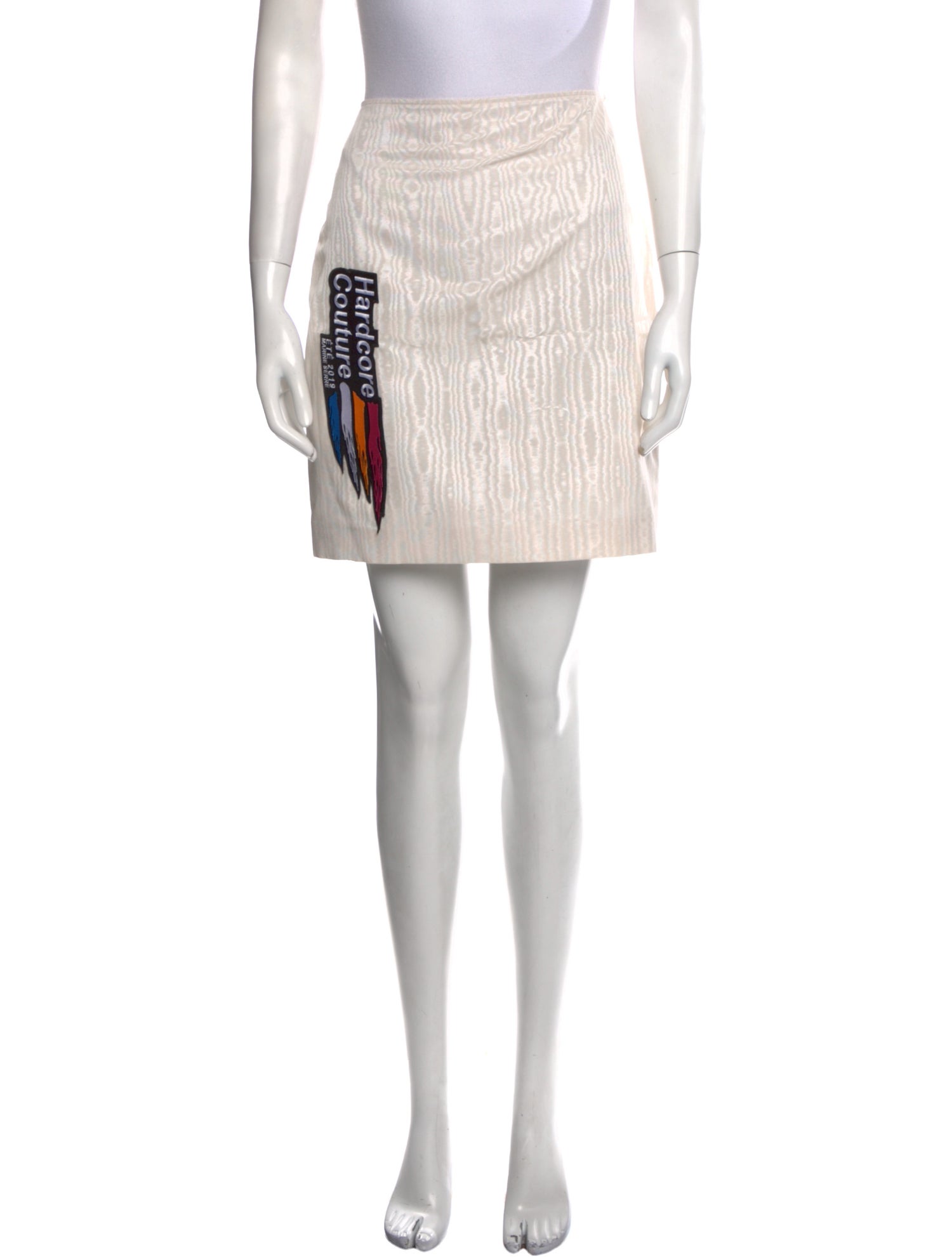 Marine Serre Graphic Print Mini Skirt w/ Tags