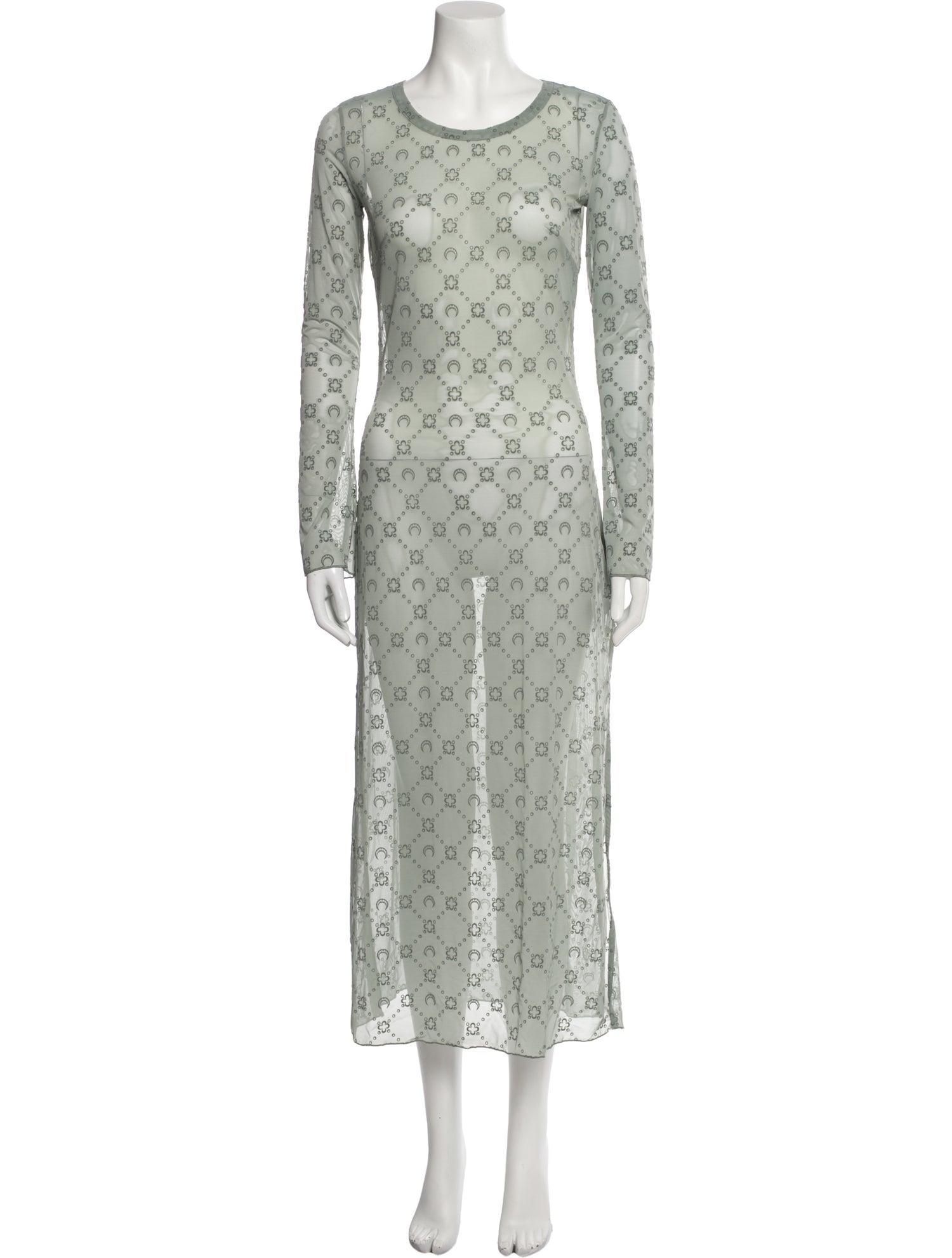 Marine Serre Floral Print Long Dress w/ Tags