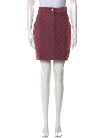 Marine Serre Skirts Printed Mini Skirt S