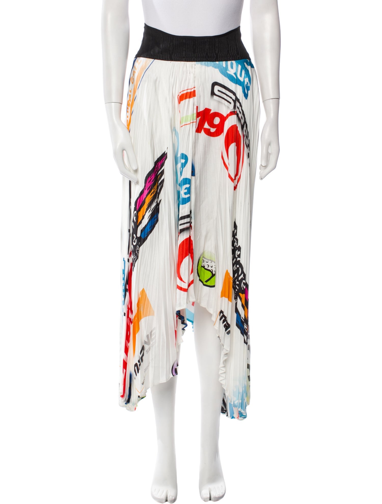 Marine Serre Printed Midi Length Skirt