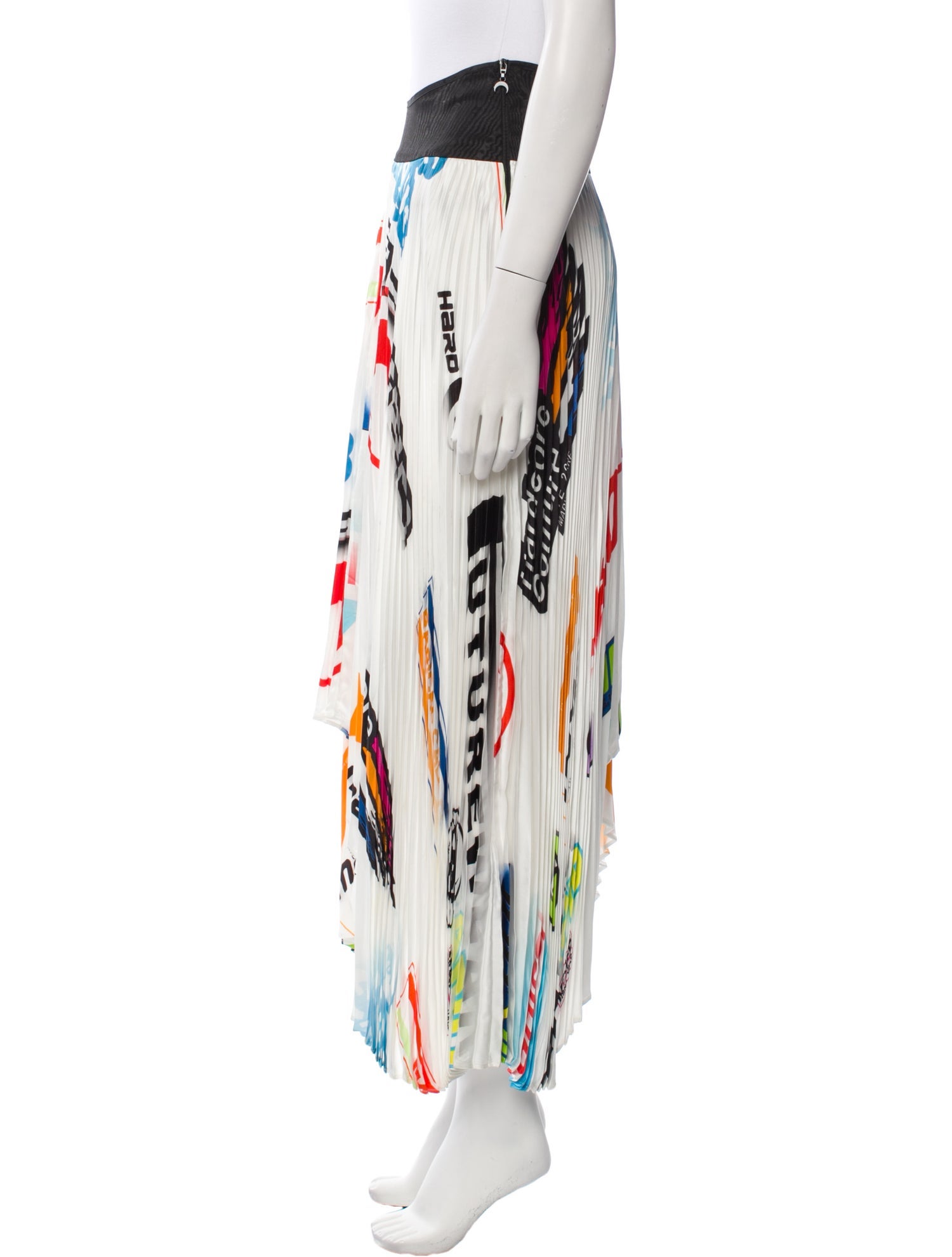 Marine Serre Printed Midi Length Skirt