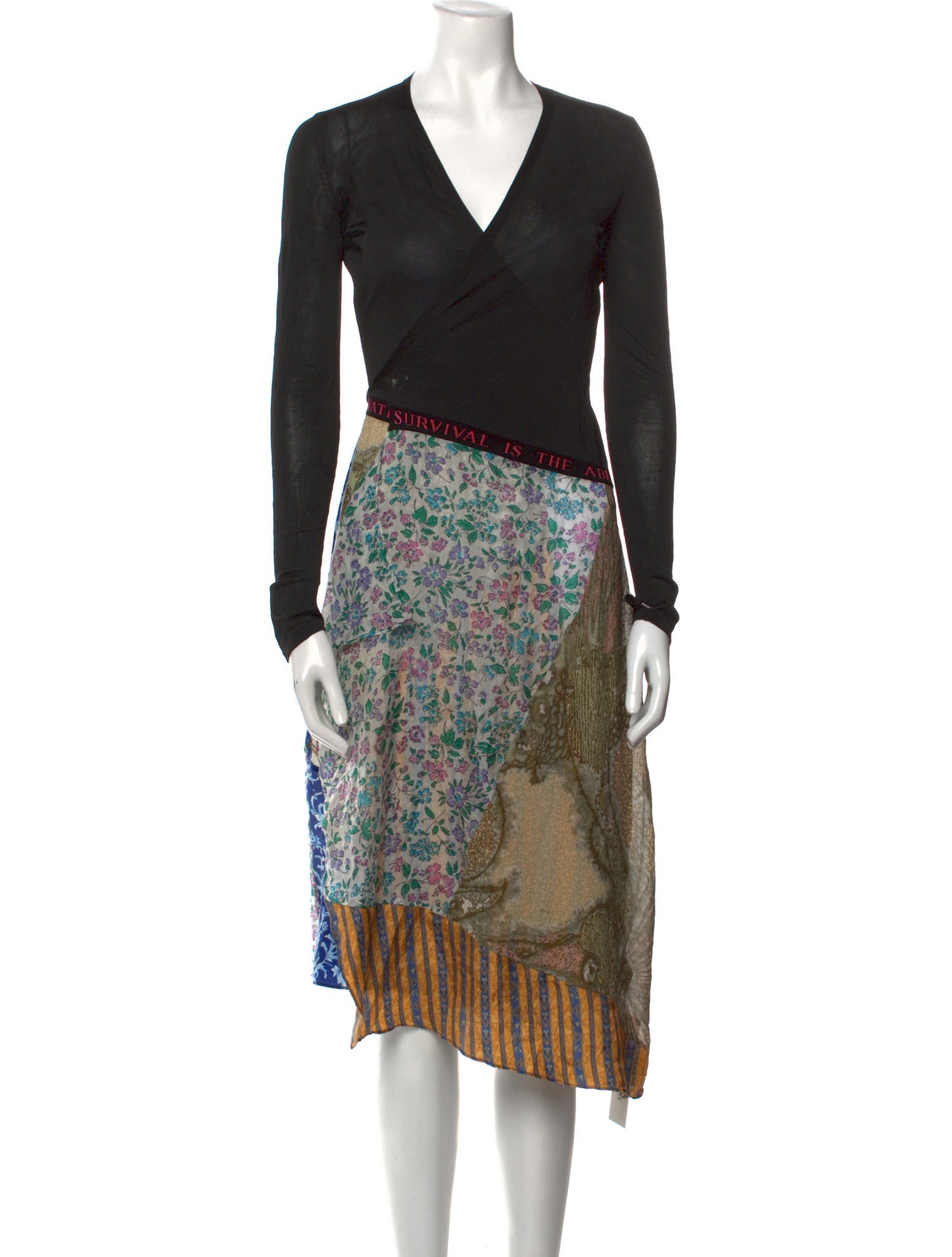 Marine Serre Printed Knee-Length Dress