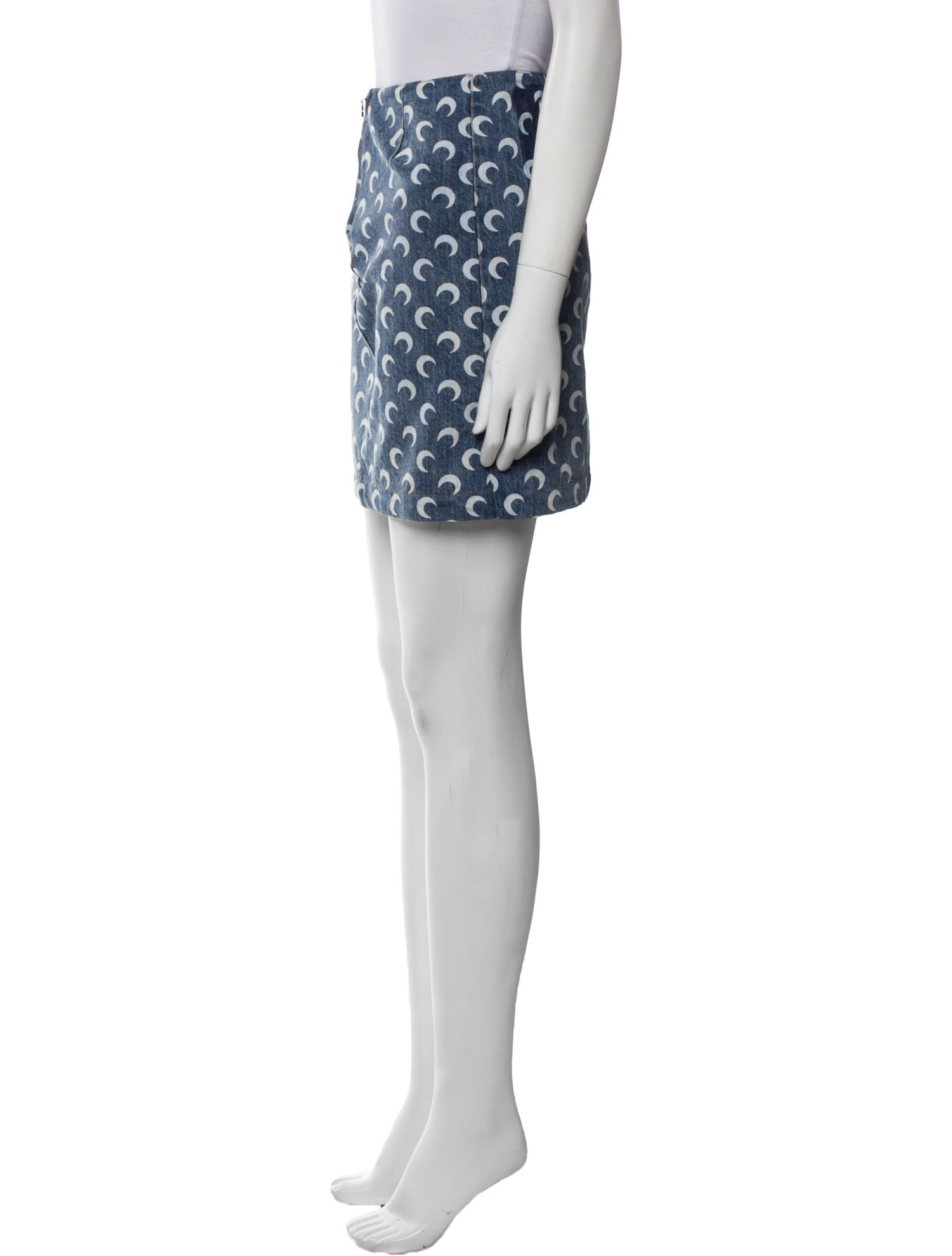 Marine Serre Printed Mini Skirt w/ Tags