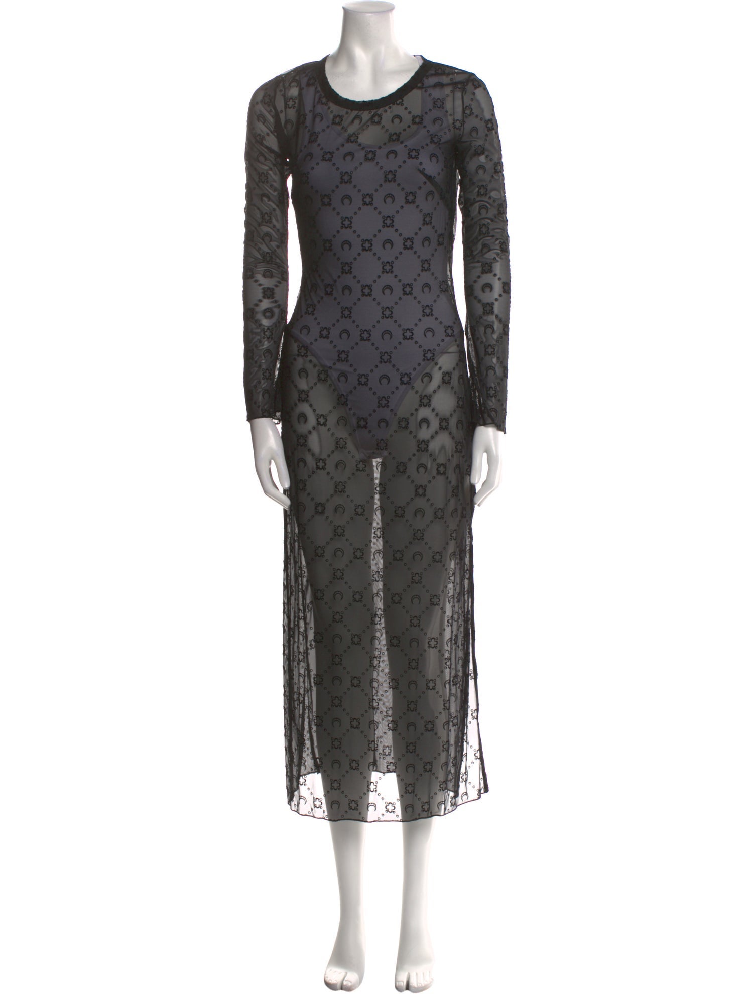 Marine Serre Printed Long Dress