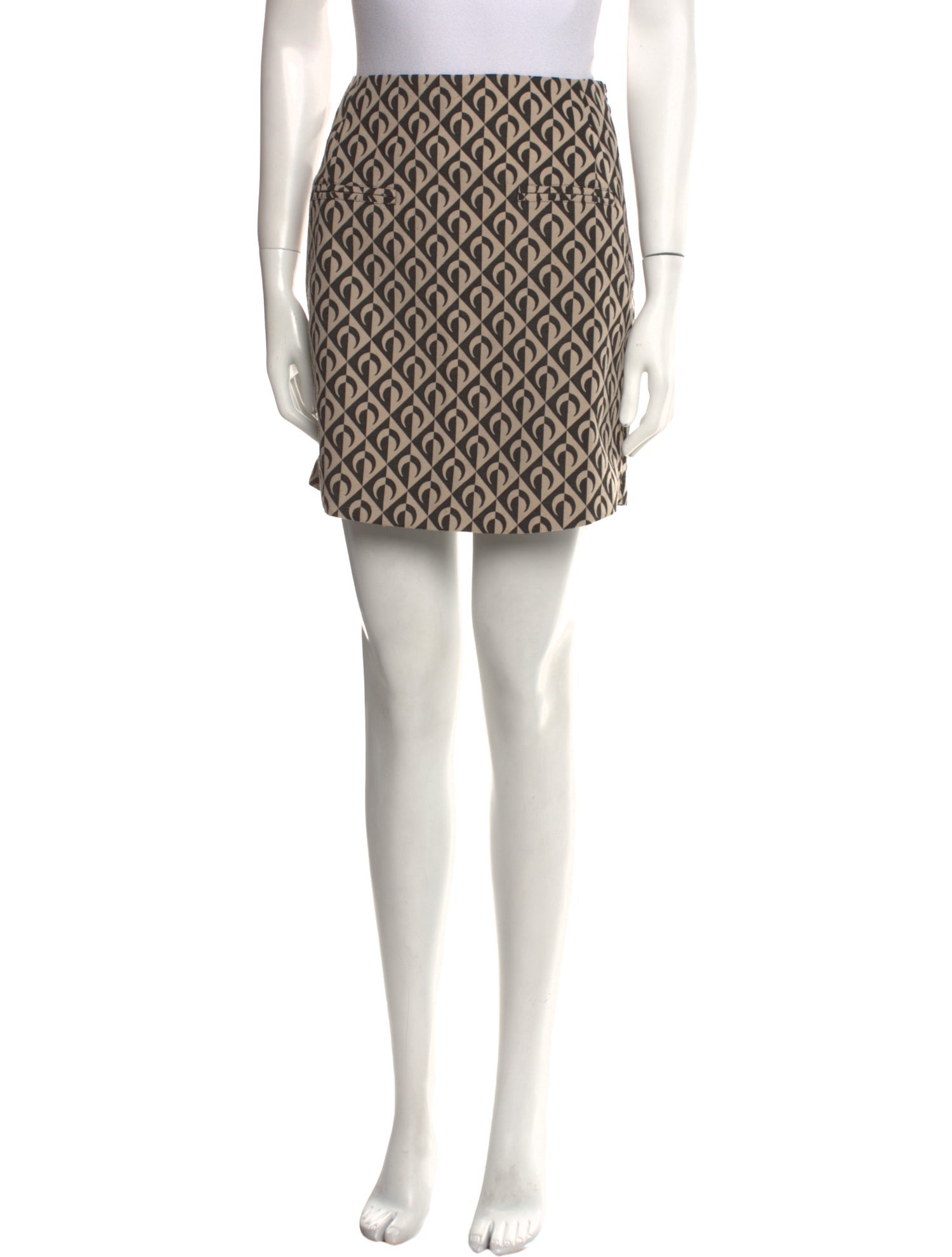 Marine Serre Printed Mini Skirt