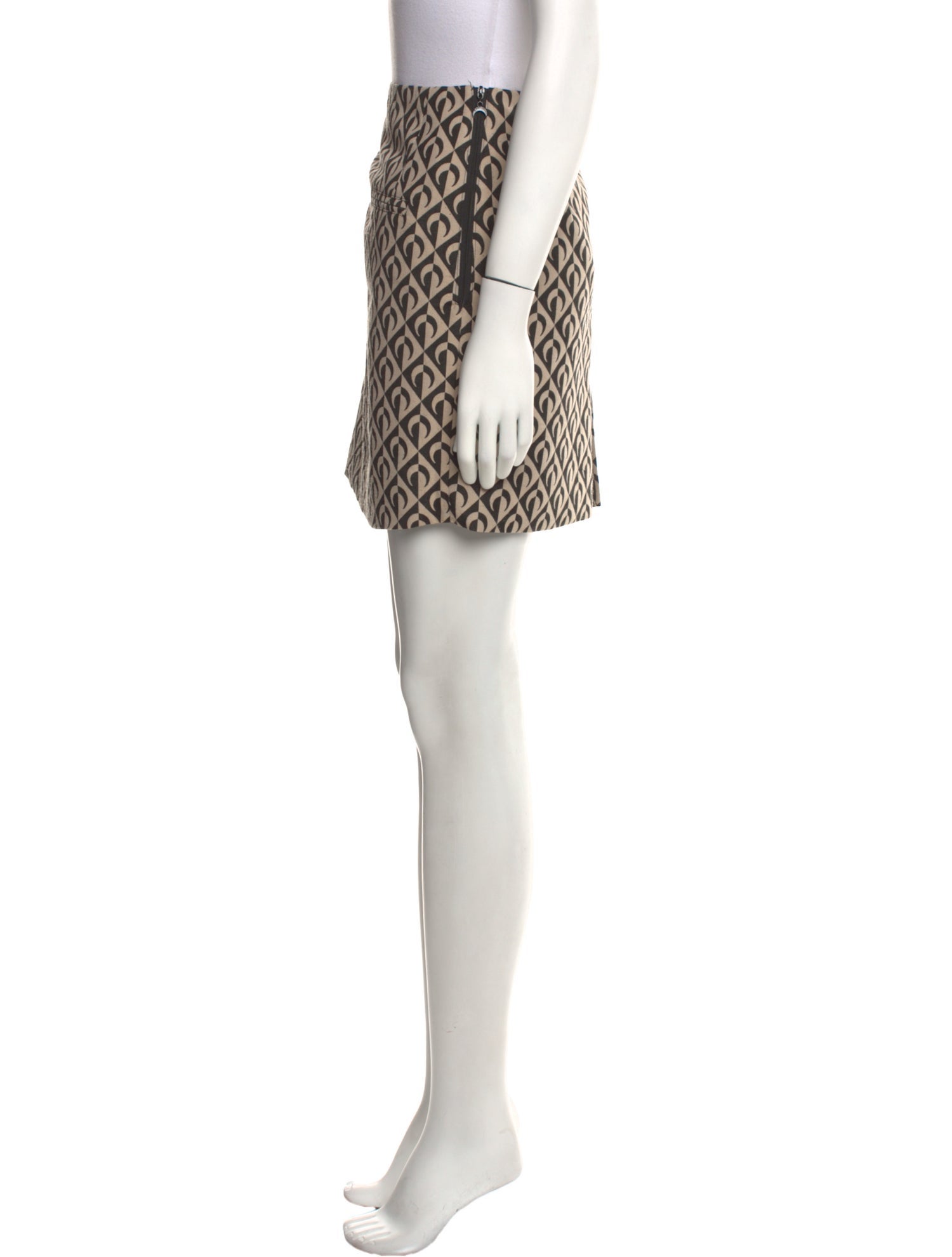 Marine Serre Printed Mini Skirt