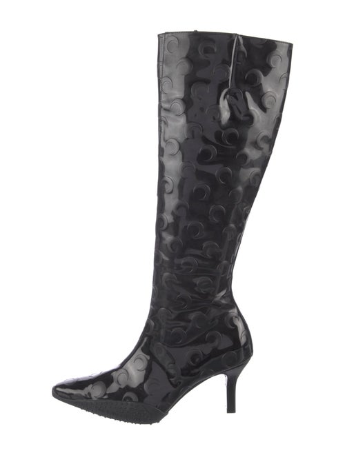 Marine Serre Patent Leather Boots