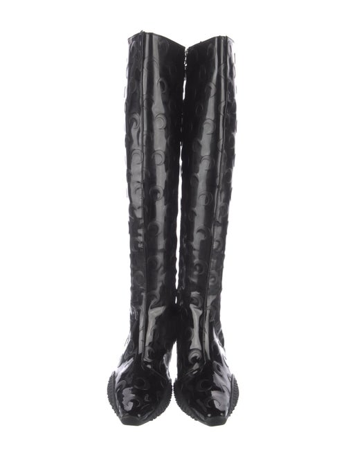Marine Serre Patent Leather Boots