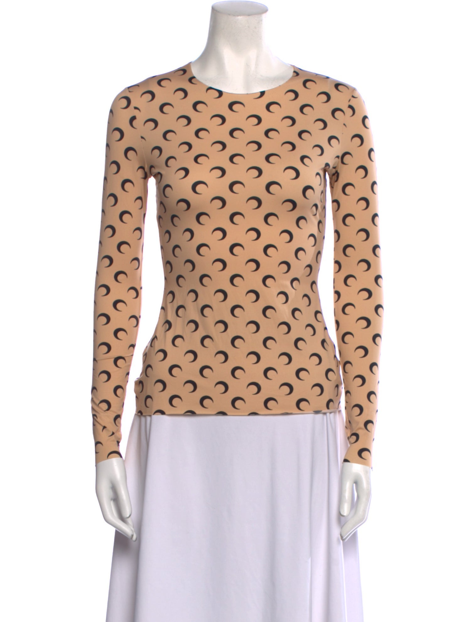 Marine Serre Borderline Printed Top