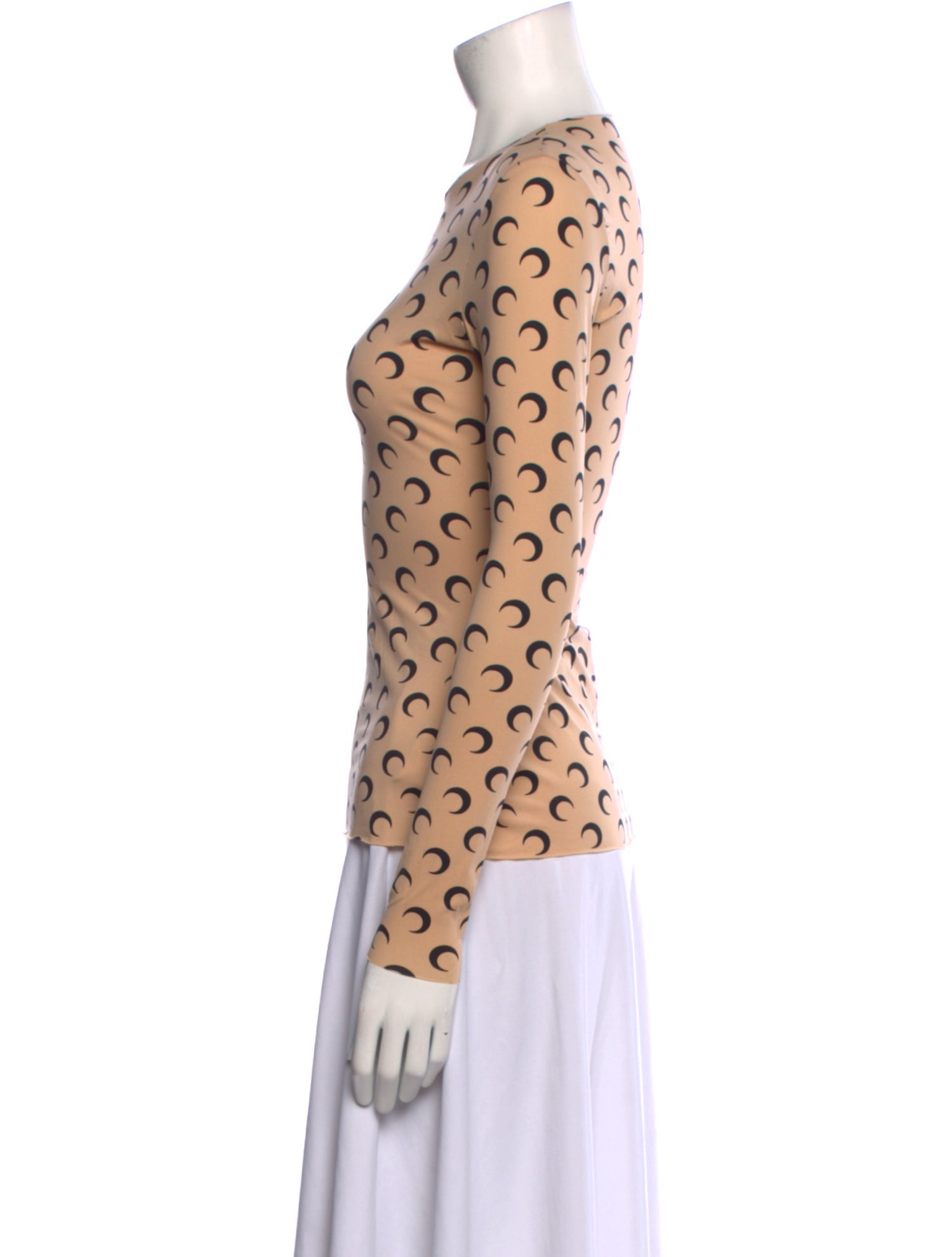 Marine Serre Borderline Printed Top