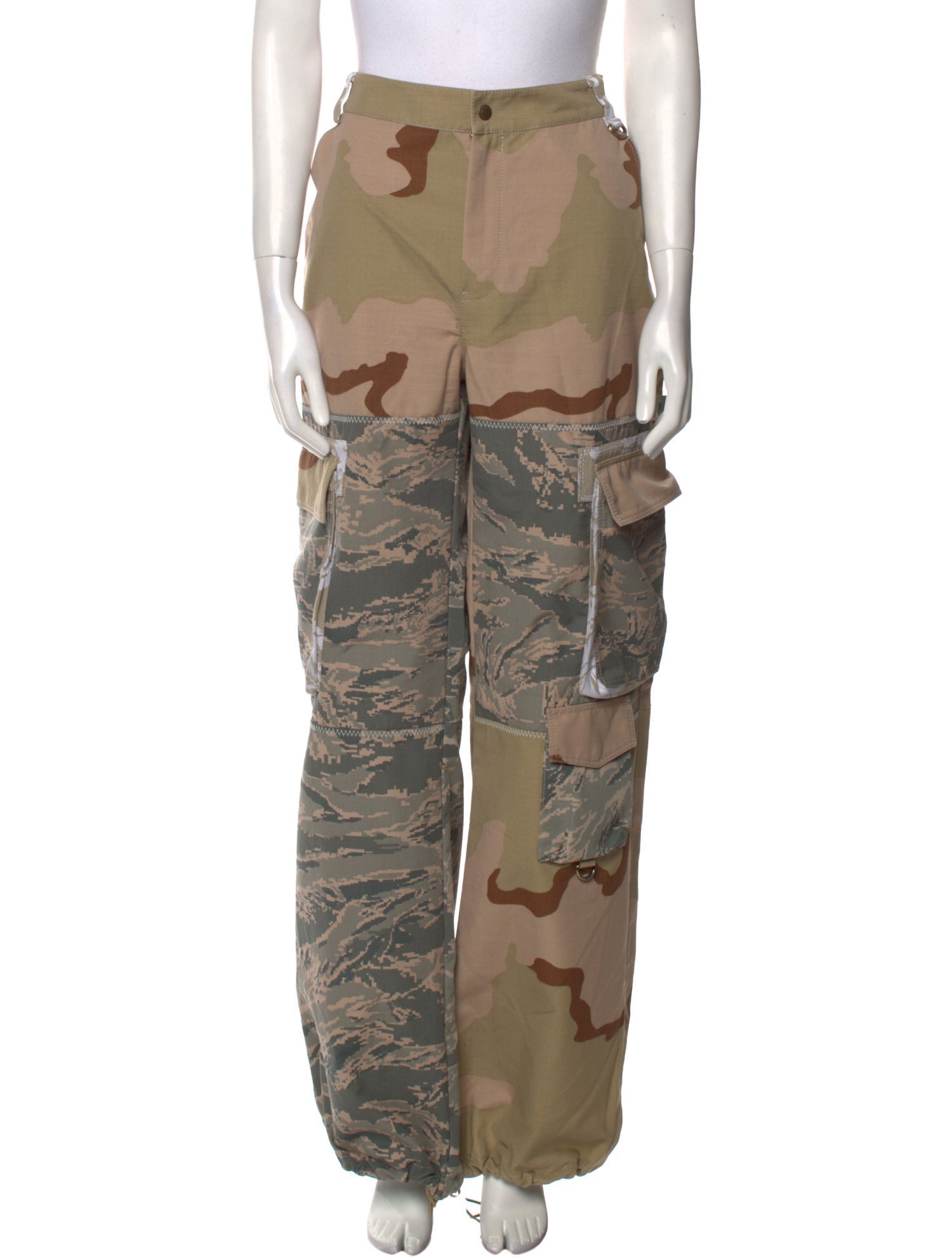 Marine Serre Regenerated Camo Wide Leg Pants