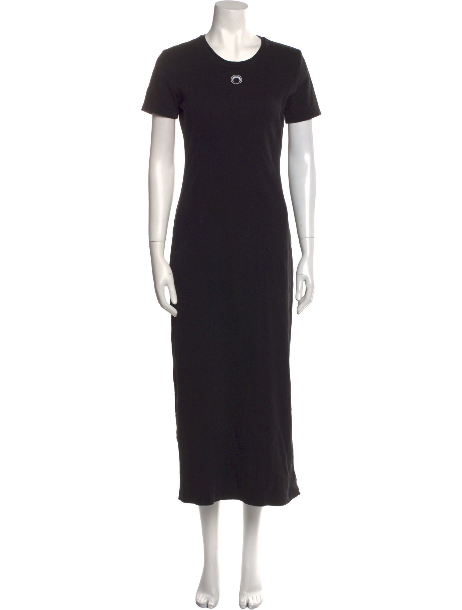 Marine Serre Crew Neck Long Dress