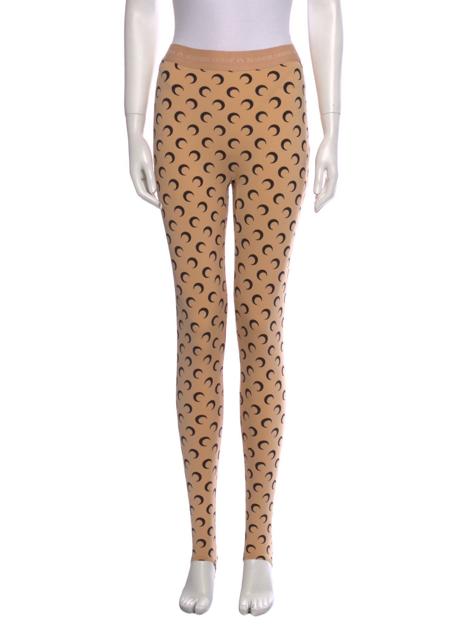 Marine Serre Printed Skinny Leg Pants