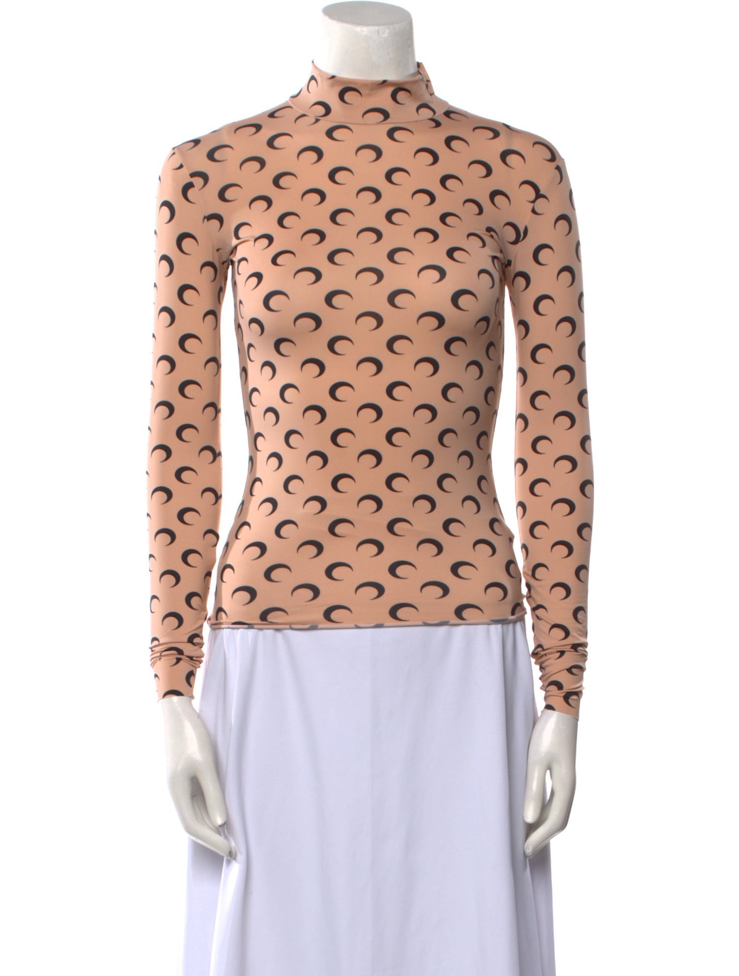 Marine Serre Second Skin Nylon Blouse w/ Tags