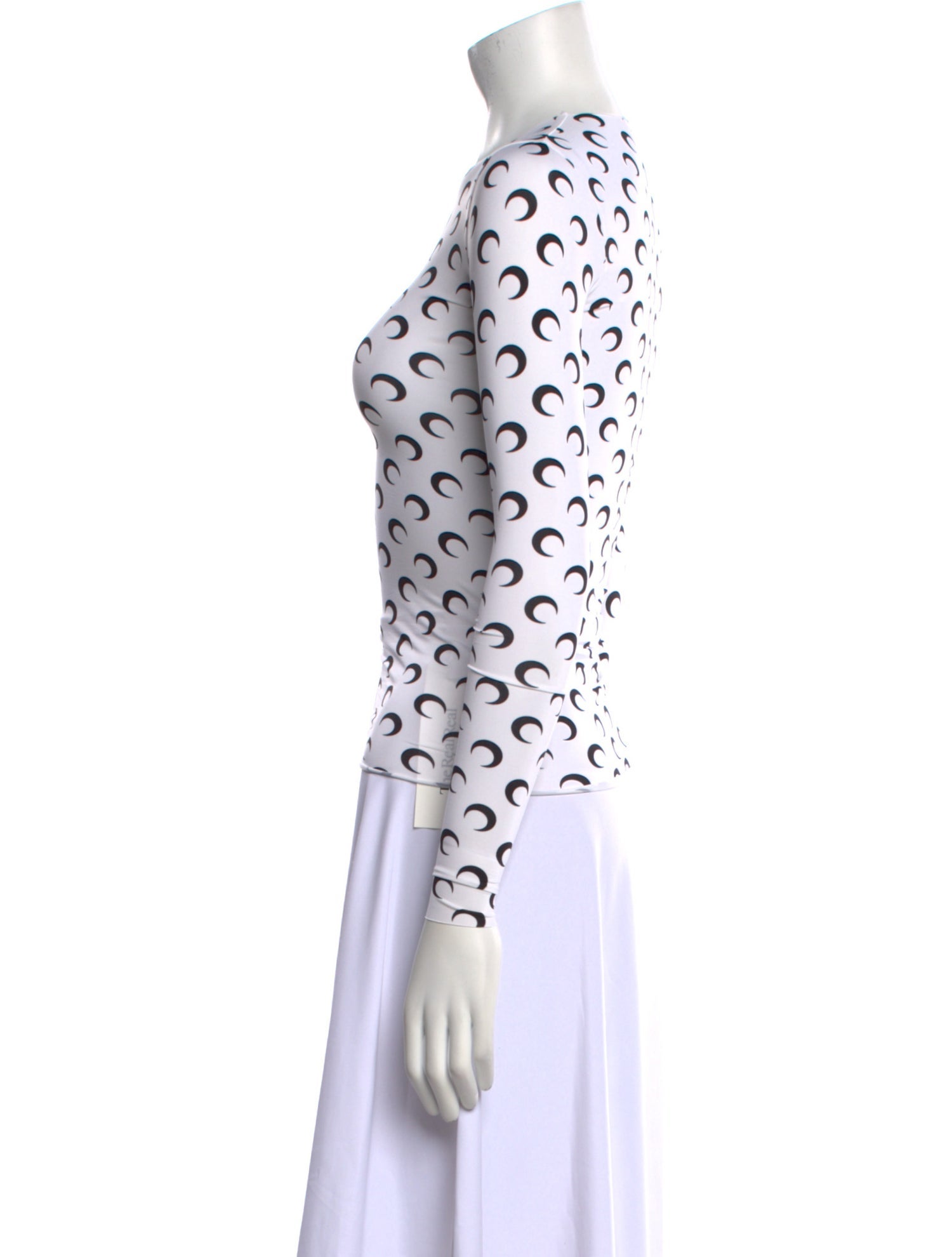 Marine Serre Printed Crew Neck Top