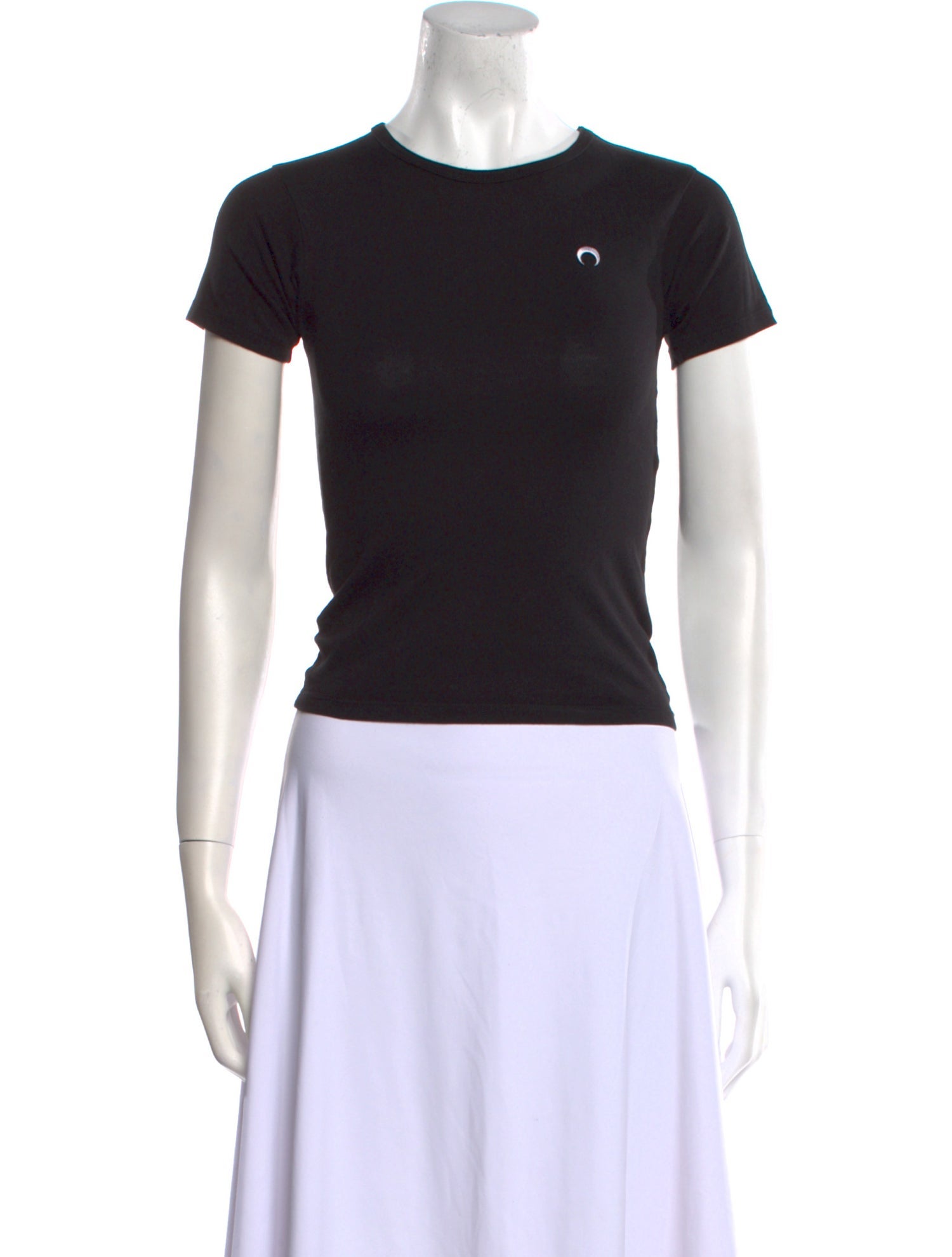 Marine Serre Crew Neck Short Sleeve T-Shirt