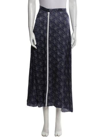 Marine Serre Skirts Silk Long Skirt S