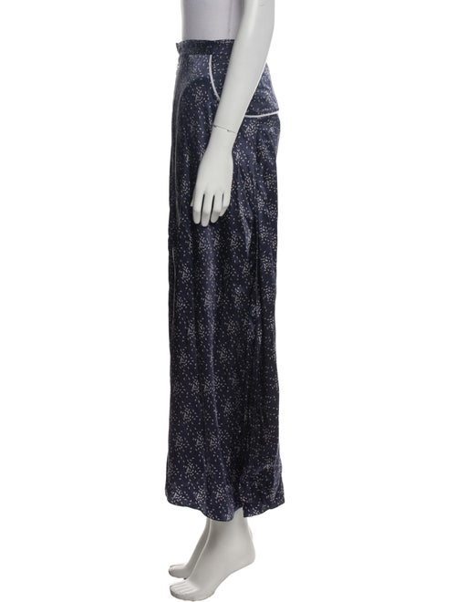 Marine Serre Silk Long Skirt