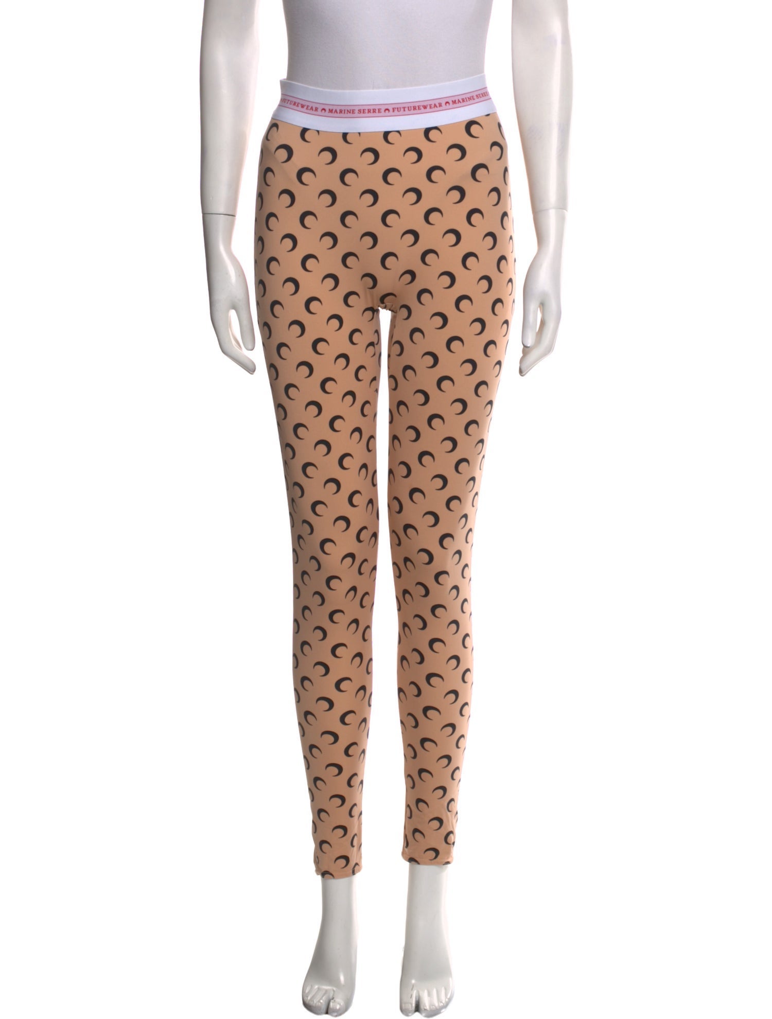 Marine Serre Printed Skinny Leg Pants