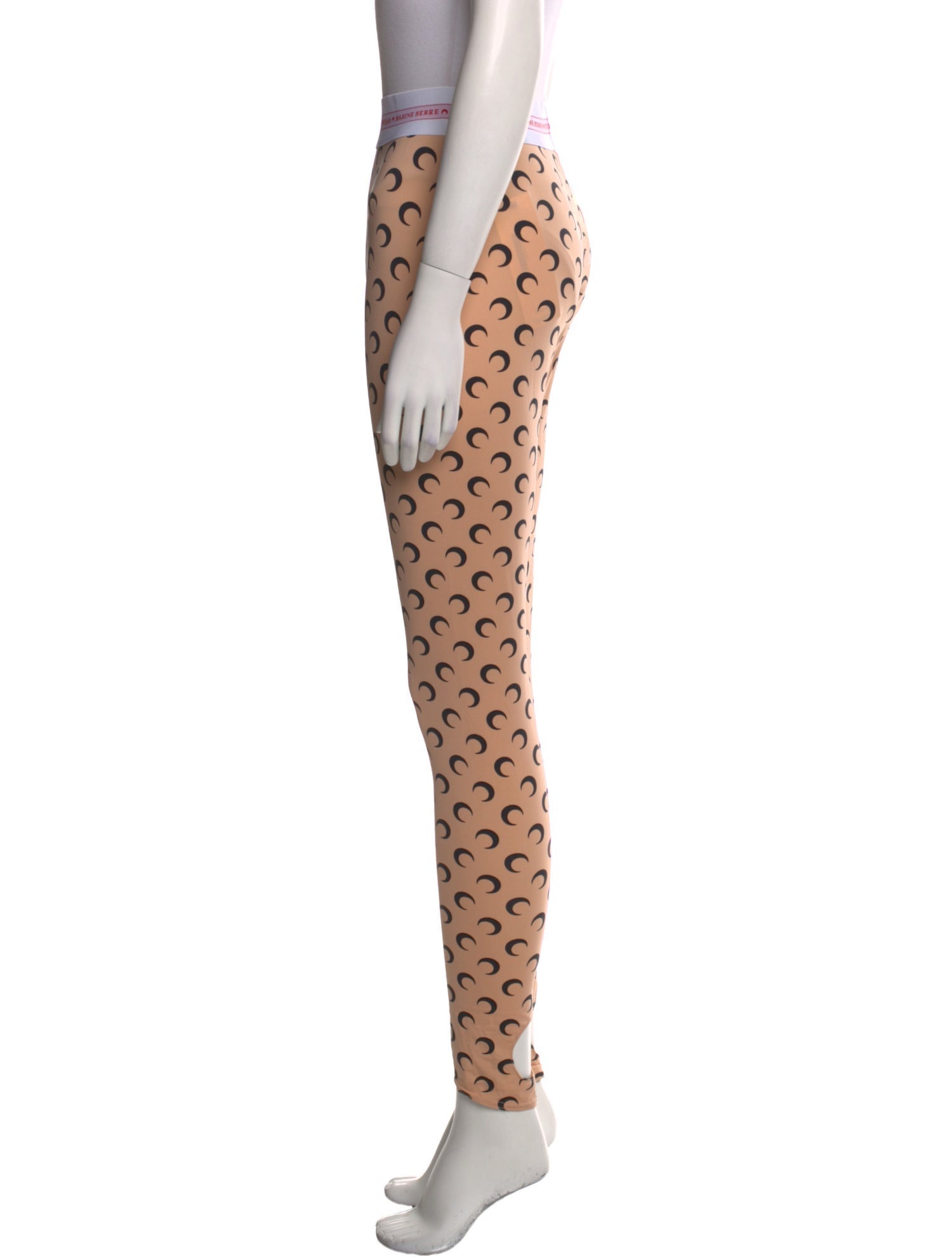 Marine Serre Printed Skinny Leg Pants