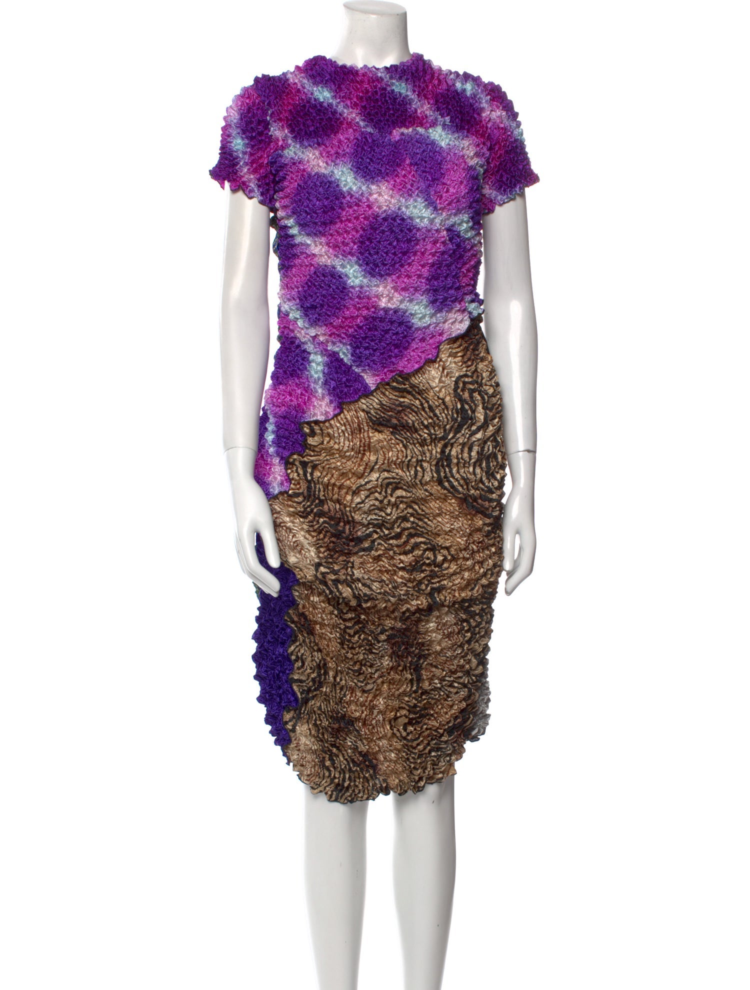 Marine Serre Printed Mini Dress