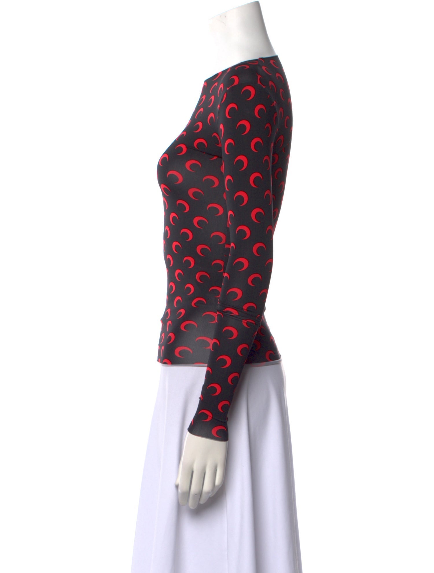 Marine Serre Crescent Printed Top