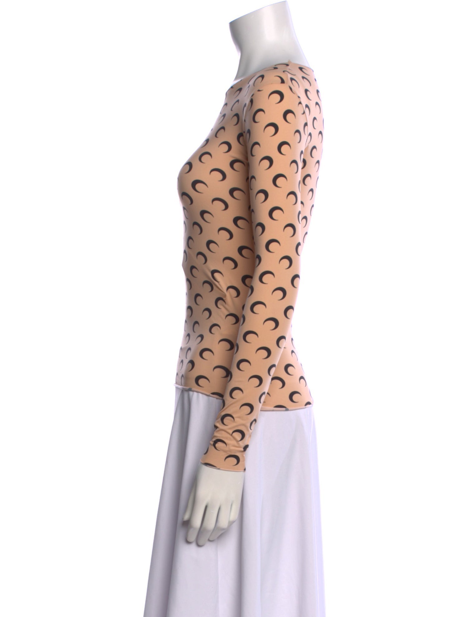 Marine Serre Borderline Printed Sweatshirt