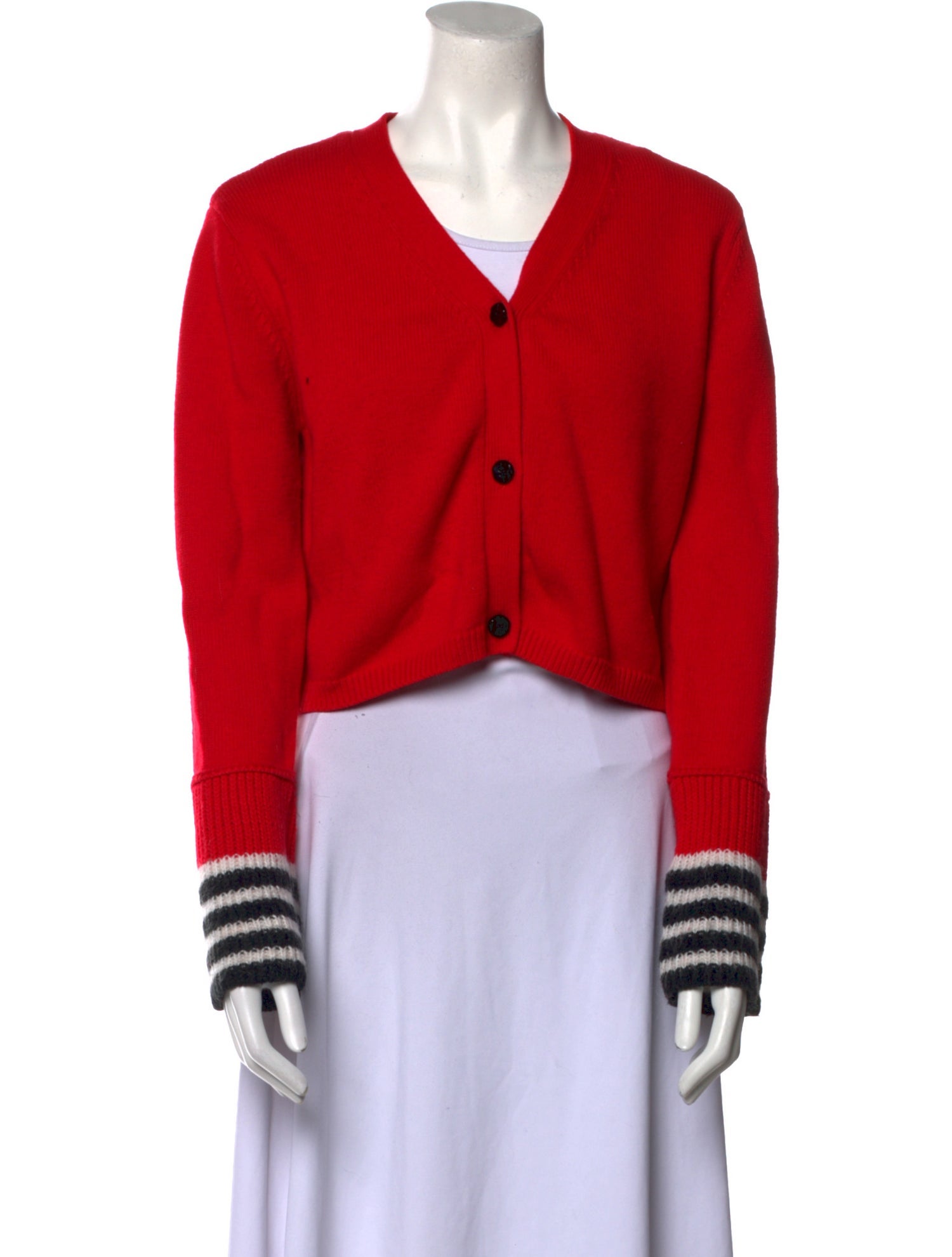 Marine Serre V-Neck Sweater