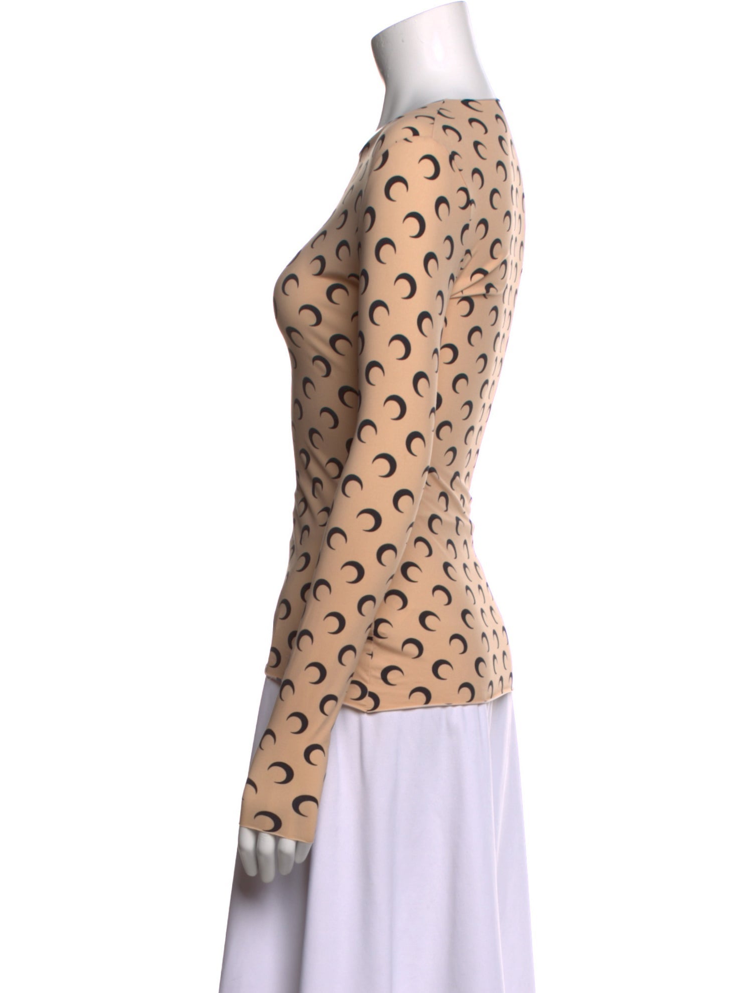 Marine Serre Borderline Printed Top