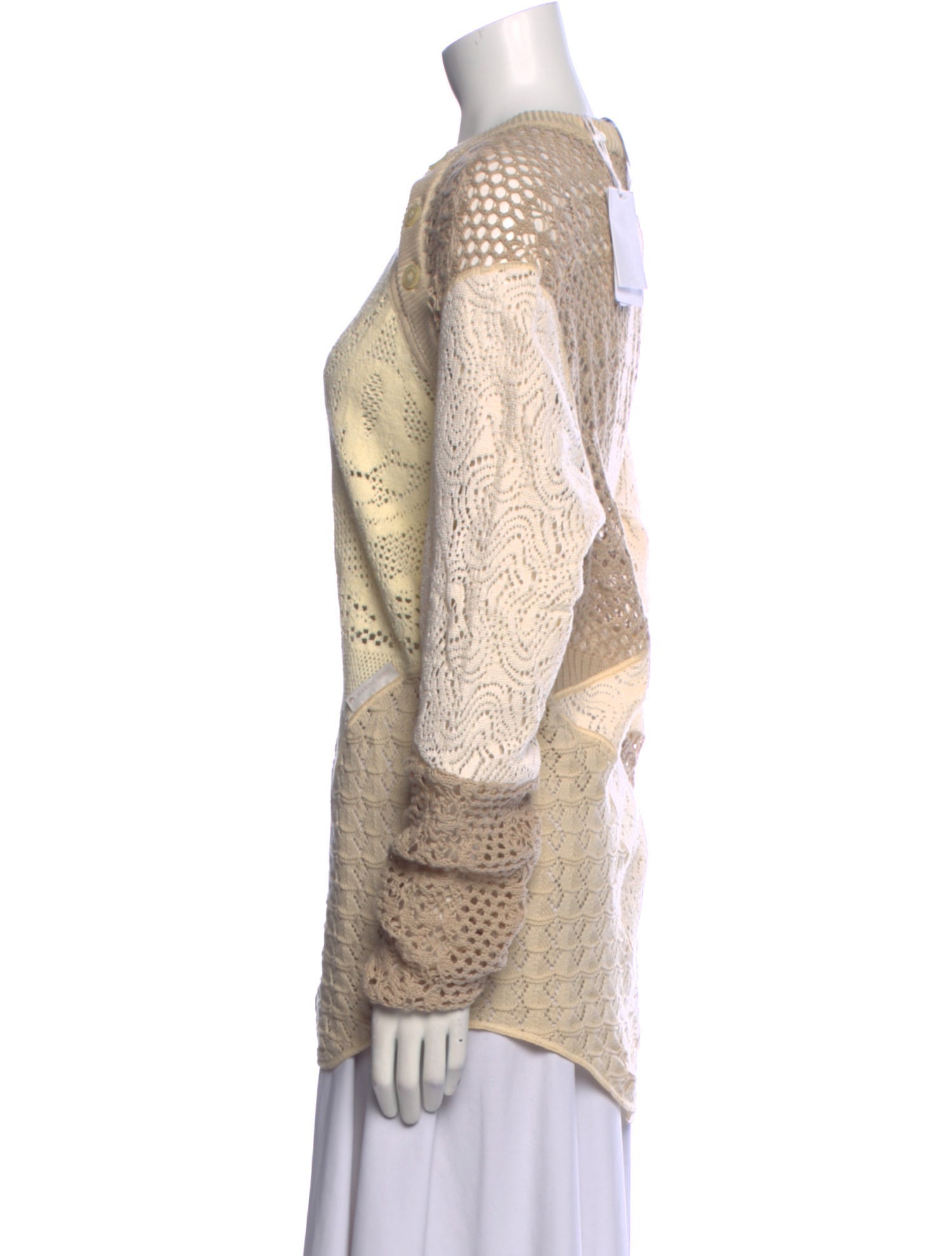 Marine Serre Printed Crew Neck Sweater w/ Tags