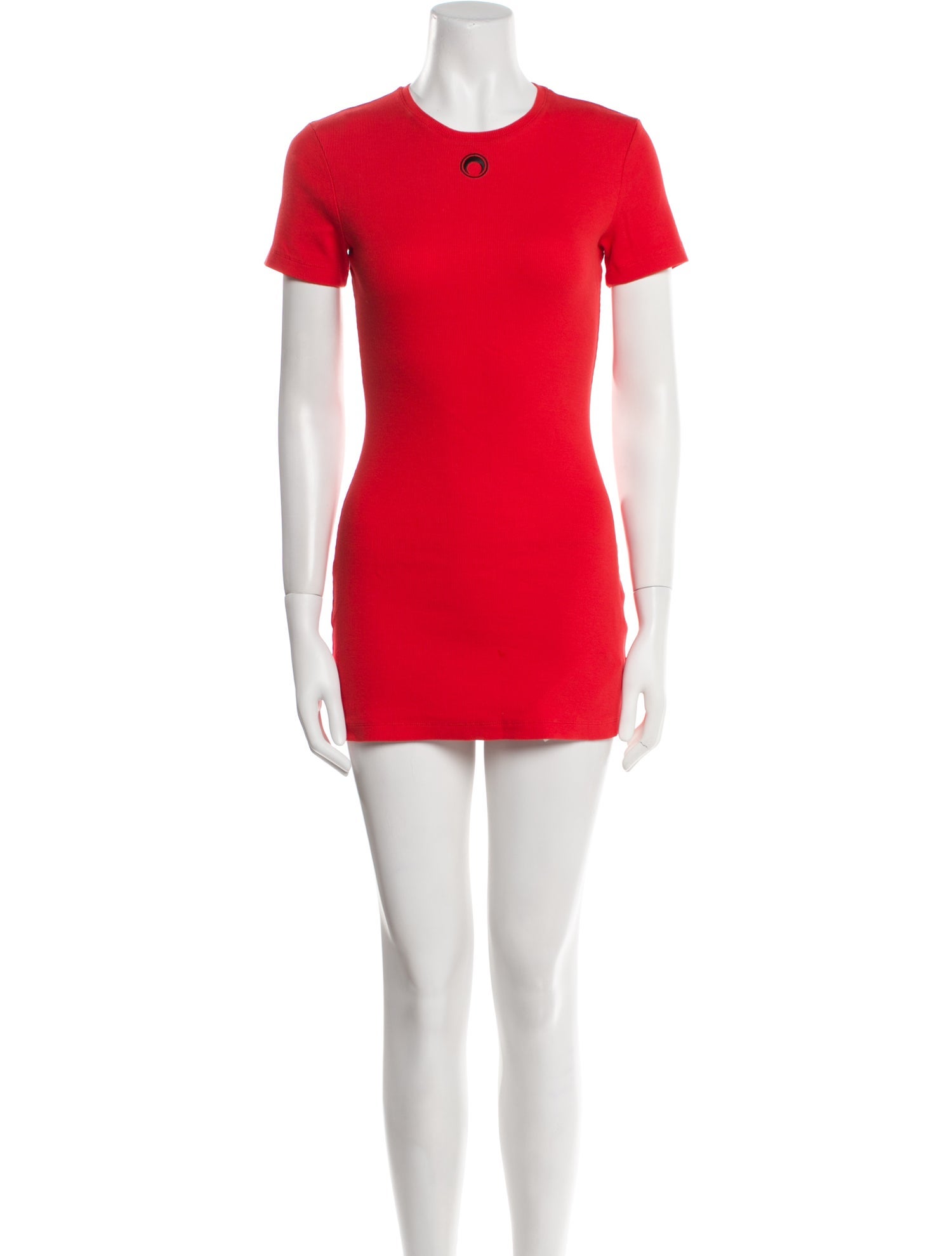 Marine Serre Crew Neck Mini Dress